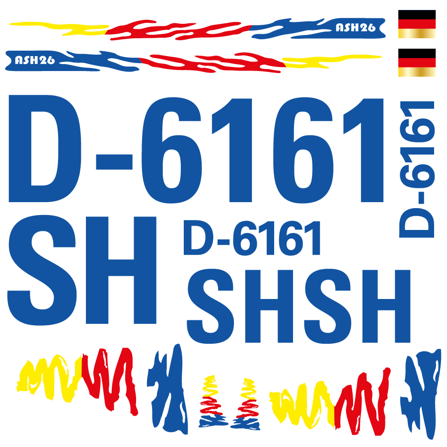 Dekorsatz ASH-26 3-farbig-extra